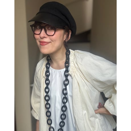 wool casquette（black）