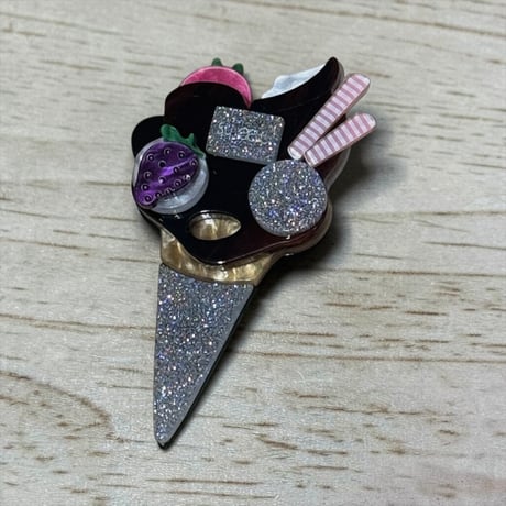 Resin Brooch （ice cream）