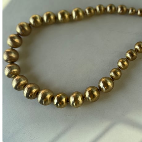 metal ball necklace（GOLD）