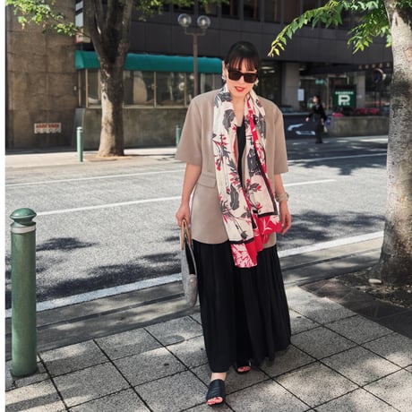 Eté Scarf（pink)