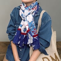 Eté Scarf（blue)