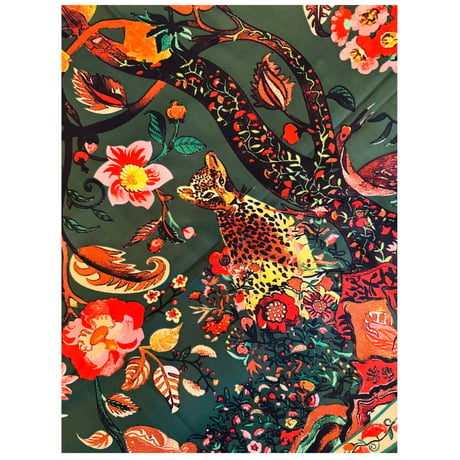big jungle scarf (GREEN)