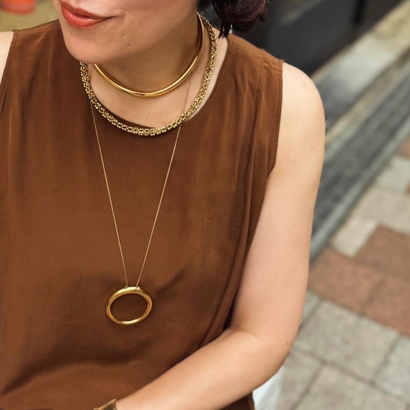 New serpent necklace (gold) | La robe froufrou