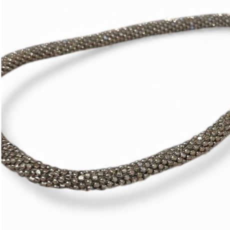 Round Metal Necklace （silver）