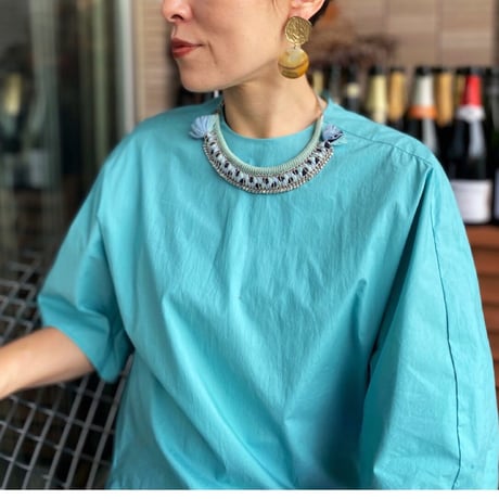 collier africain(blue)