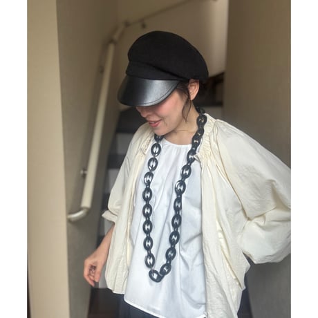 wool casquette（black）