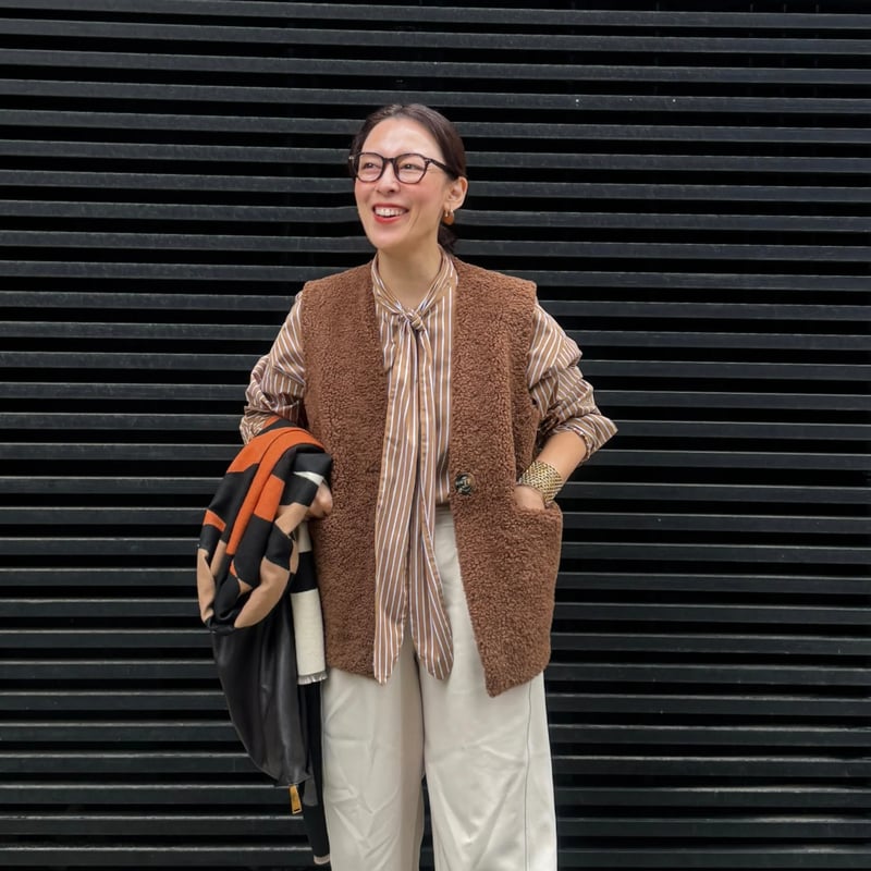 ︎︎未使用 ︎タグ付き Rosymonster teddy boa vest タグ付き 未使用 Rosymonster teddy boa vest