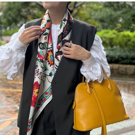 big jungle scarf（white）