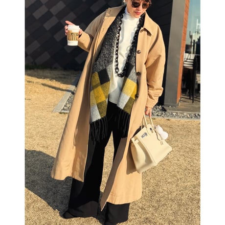 Black Cape With Checks Border
