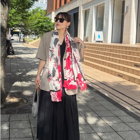 Eté Scarf（pink)