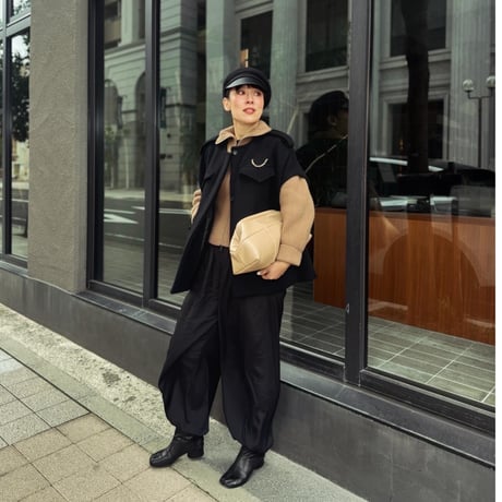 wool casquette（black）