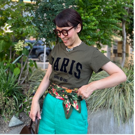 big jungle scarf (GREEN)