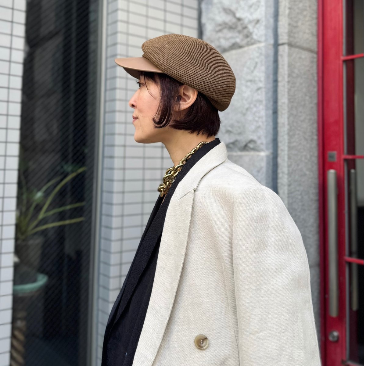 キャスケット　ブラック　la robe froufrou キャスケット ブラック la robe froufrou La robe froufrou