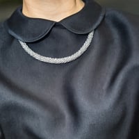Round Metal Necklace （silver）