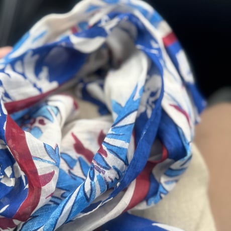Eté Scarf（blue)