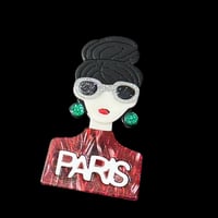 Resin Brooch （Paris Madame）