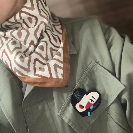 The Crying Lady Brooch