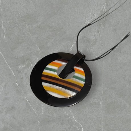 double moon necklace （multicolor）