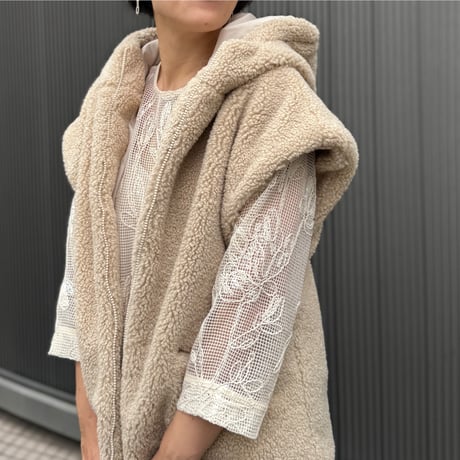 Boa Hoodie Blouson （écru）