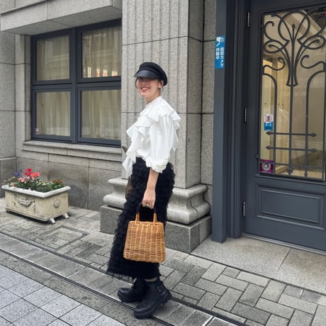 wool casquette（black）