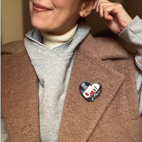 The Crying Lady Brooch
