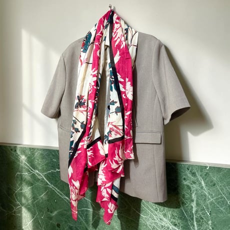Eté Scarf（pink)