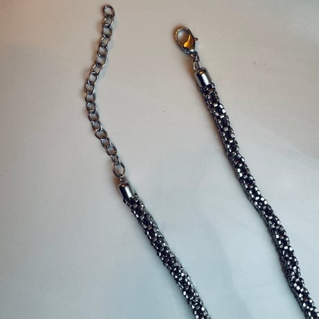 New serpent necklace (silver)