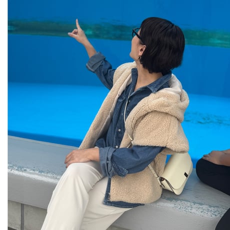 Boa Hoodie Blouson （écru）