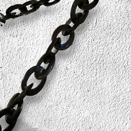 Chain necklace of CORNE（BLACK）