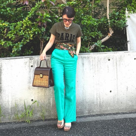 big jungle scarf (GREEN)
