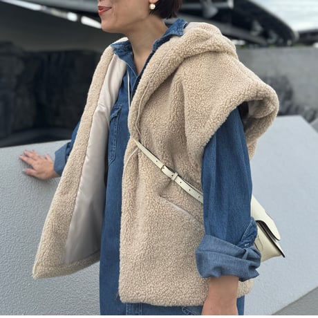 Boa Hoodie Blouson （écru）