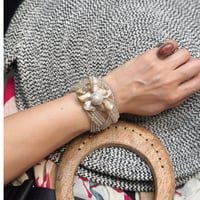 Bracelet Nacre（silver beige）