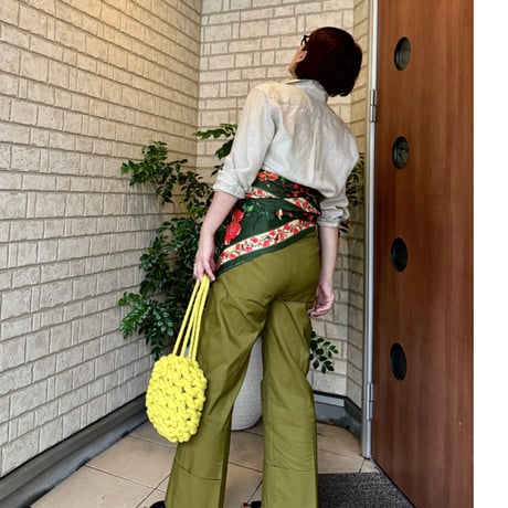 big jungle scarf (GREEN)