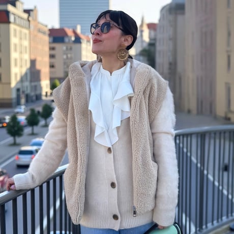 Boa Hoodie Blouson （écru）