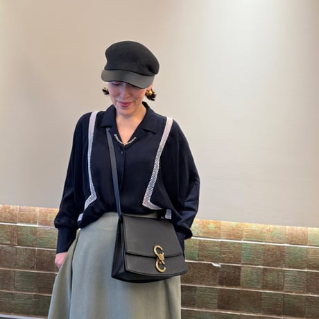 Paris Casquette （Noir)