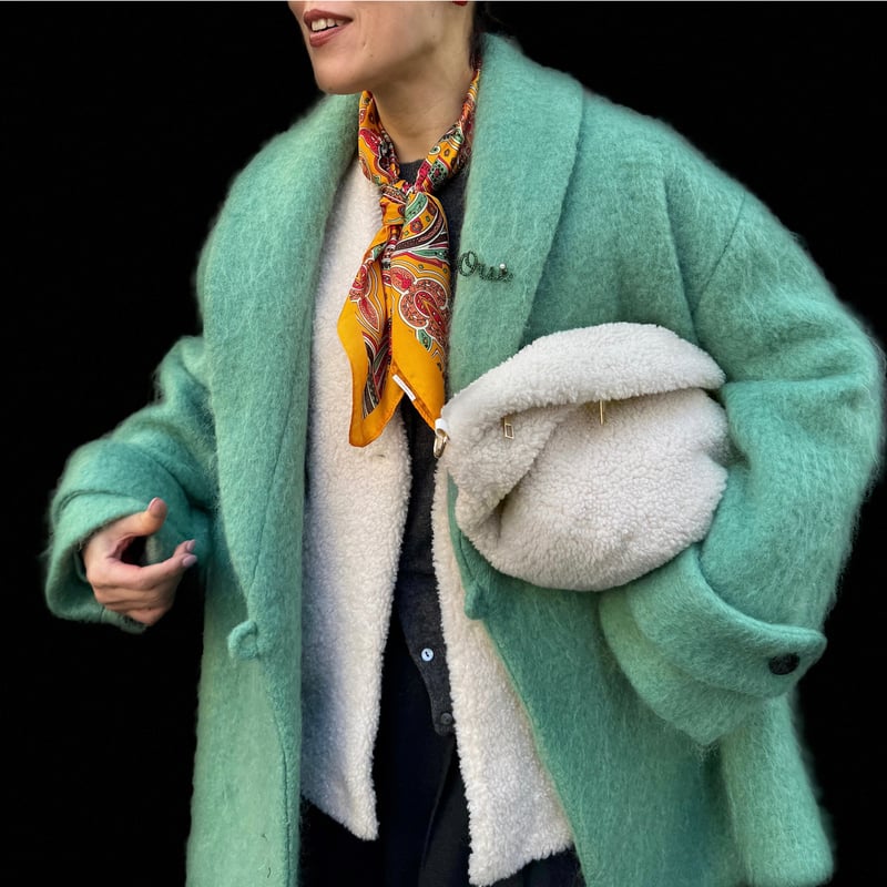 psychedelic paisley scarf （yellow） | La robe fr