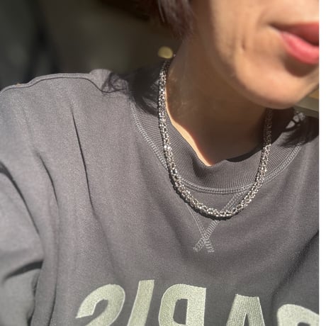New serpent necklace (silver)