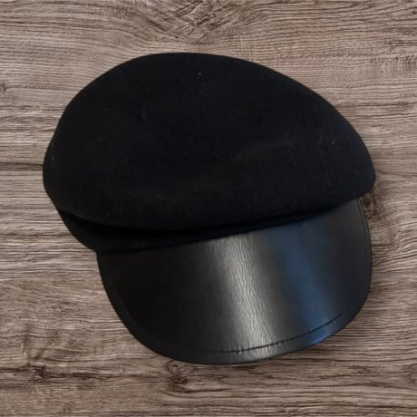 wool casquette（black）