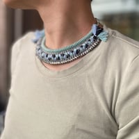 collier africain(blue)