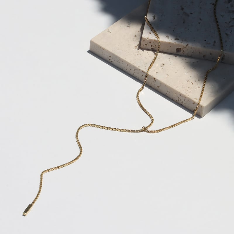 SASKIA DIEZ サスキアディツ Y字 フリンジ ネックレス ゴールド SASKIA DIEZ サスキア ディツ】GOLD FRINGE NECKLACE NO1