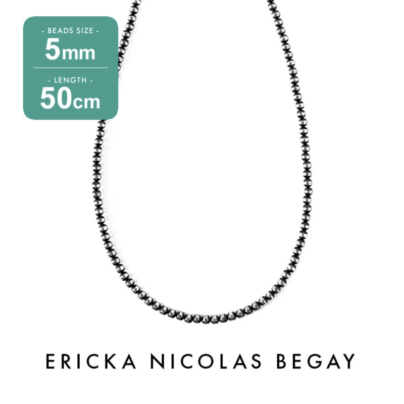 ERICKA NICOLAS BEGAY 5mm/50cm Oxidized navajo