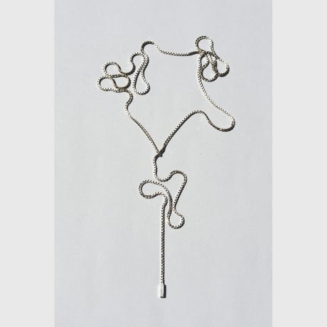 【SASKIA DIEZ サスキアディツ】 SILVER FRINGE NECKLACE NO1 シルバー フリンジ ネックレス 750mm×1.5mm 925 Sterling Silver