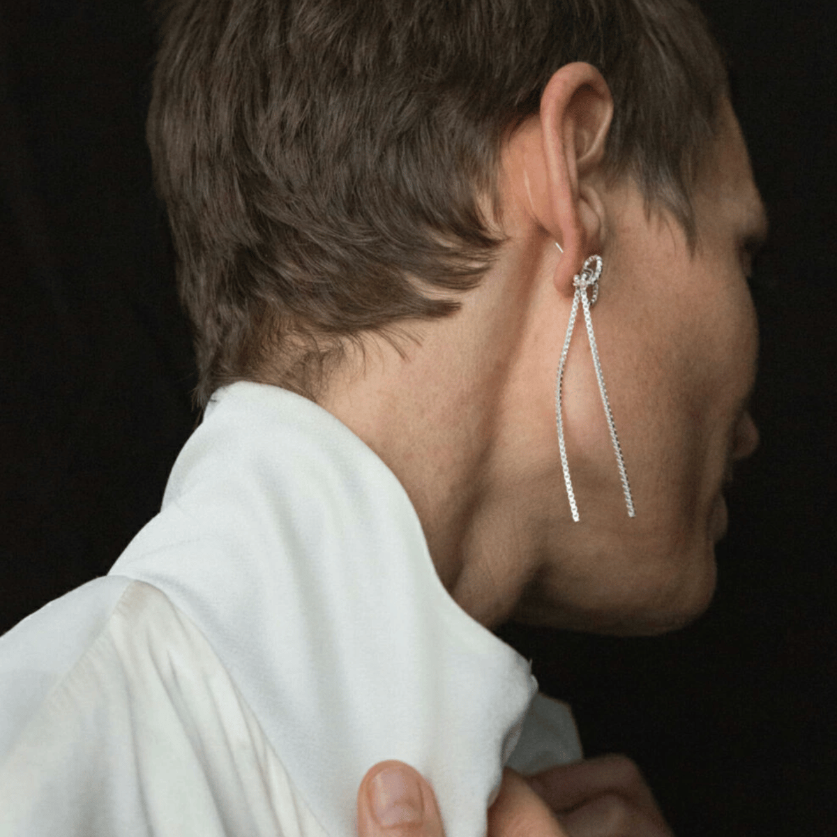 SASKIA DIEZ サスキア ディツ】【リボン ピアス シルバー925 ゴールド