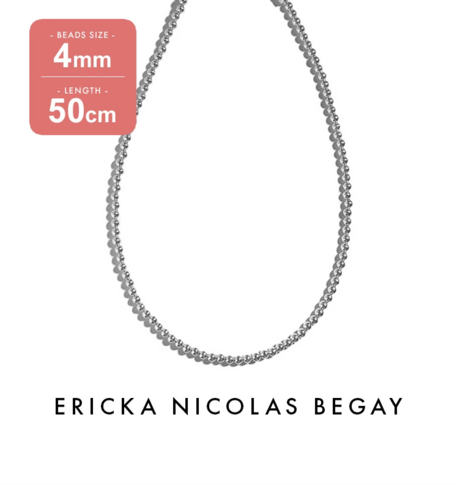 ERICKA NICOLAS BEGAY 4mm/50cm Navajo Pearl Neck