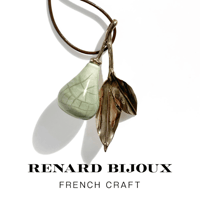 Renard Bijoux レナード ビジュー フレンチクラフト 【Small Pear Cracked Green Tea 】
