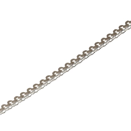 【50cm】Sterling silver 925 Oval Link Chain Necklace あずき