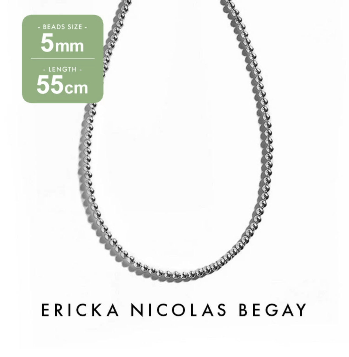 値下げ中 エリッカニコラスビケイナバホパール燻しタイプ 3mm/45cm