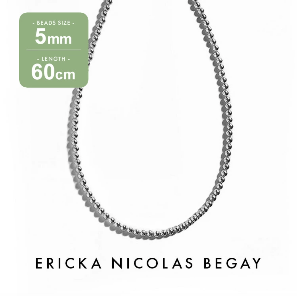 Ericka Nicolas Begay 5mm 35cmナバホパールネックレス ERICKA NICOLAS BEGAY【5mm/60cm Shiny navajo pear