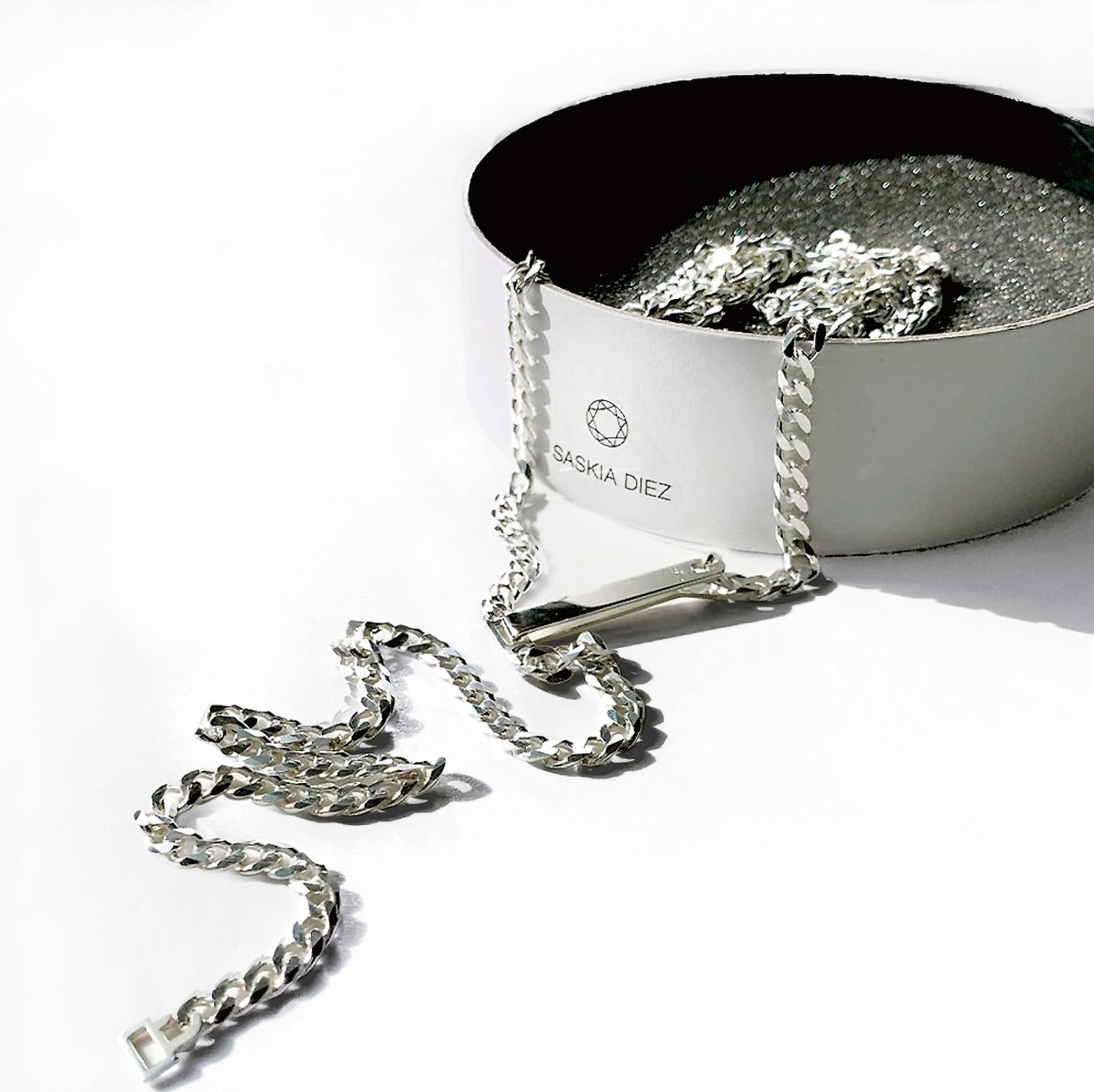 楽天市場】SASKIA DIEZ サスキアディツ SILVER FRINGE NECKLACE