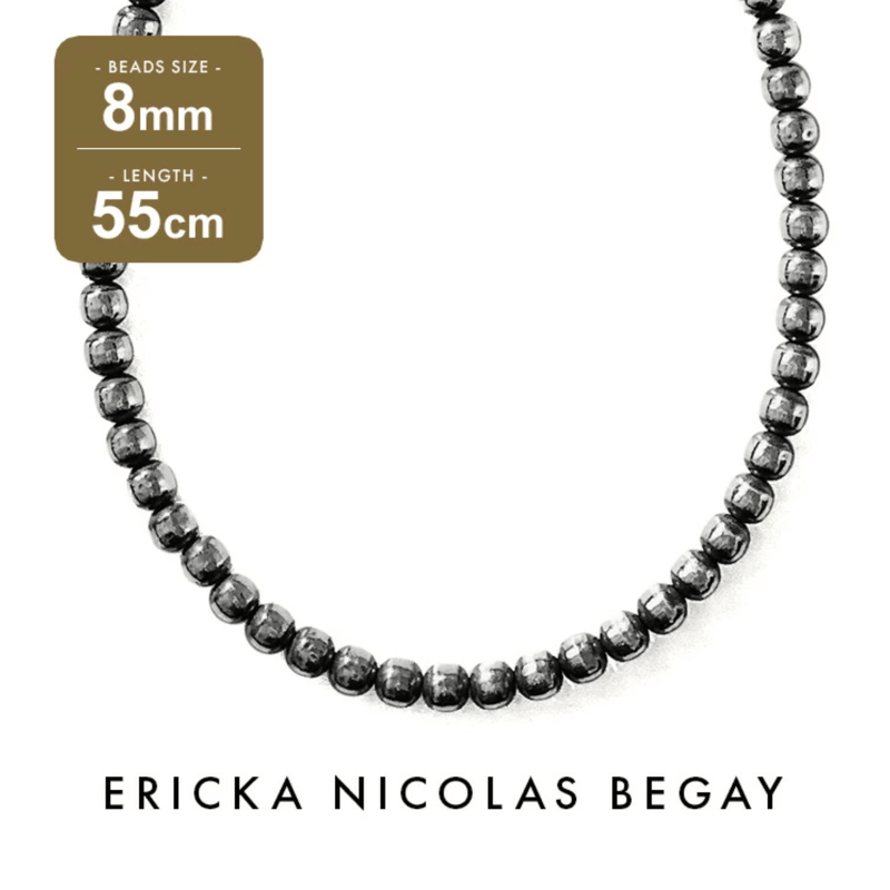 ERICKA NICOLAS BEGAY 8mm/55cm Oxidized navajo
